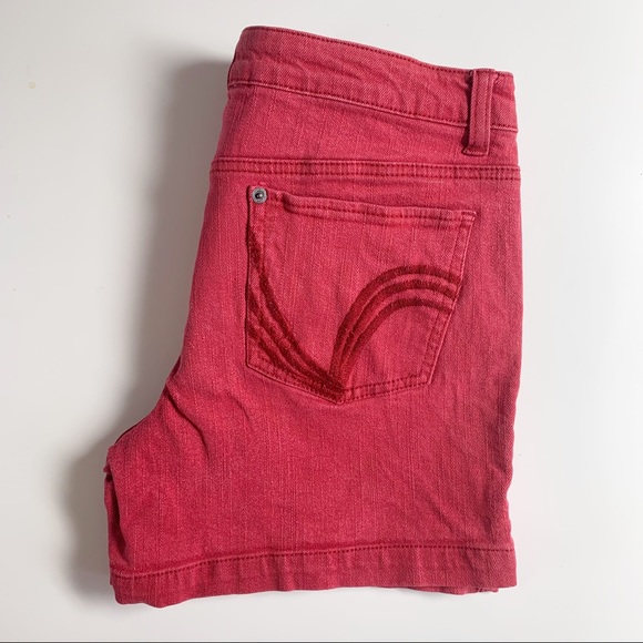 Urban Life classic red jean shorts - Picture 3 of 13